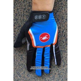 2020 Castelli Gants Doigts Longs Bleu Noir (6)